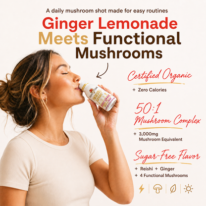 MycoGami Mushroom Shot - Ginger Lemonade