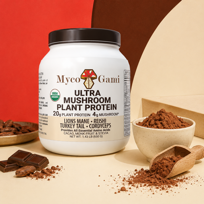 MycoGami Organic Mushroom Plant Protein - Cacao