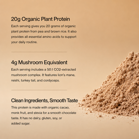 MycoGami Organic Mushroom Plant Protein - Cacao